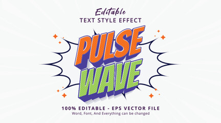 Pulse Wave Editable Text Effect