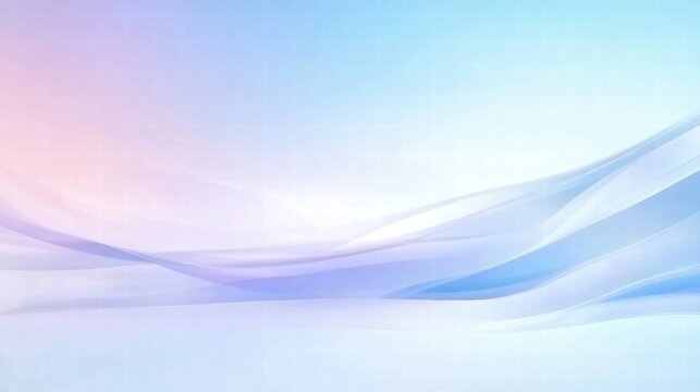 A soft gradient background with flowing waves in pastel colors, ideal for digital design.