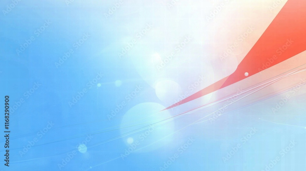 Poster a bright, abstract background with soft colors and geometric shapes, suitable for presentations.