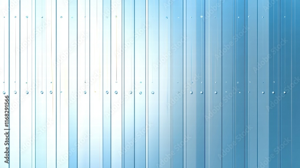 Poster abstract blue vertical lines with subtle light reflections.