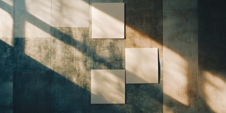 Tongue-and-groove boards create depth with shadows and highlights, offering a captivating light-texture play.