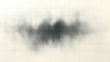 Minimalist Abstract Composition Soft Color Palette Gentle Grid Lines Tranquility