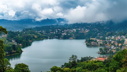 Fototapeta premium Rice Terraces Descend into the Philippine Mountain Mist