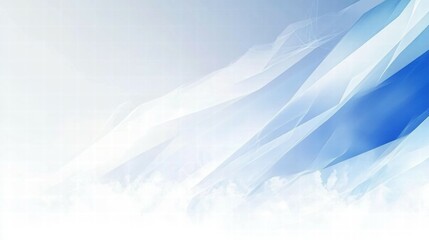 Fototapeta premium A serene abstract background featuring soft blue and white waves, ideal for digital design.