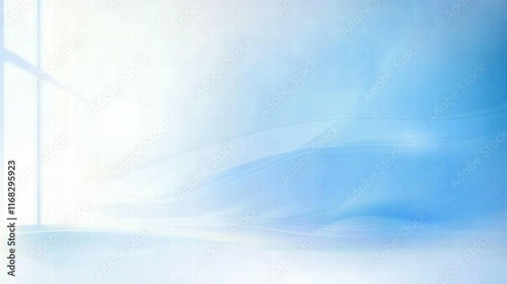 Poster a soft blue gradient background with light effects, suitable for digital designs.