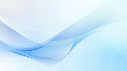 Obraz premium Soft blue abstract waves creating a serene and calming background.