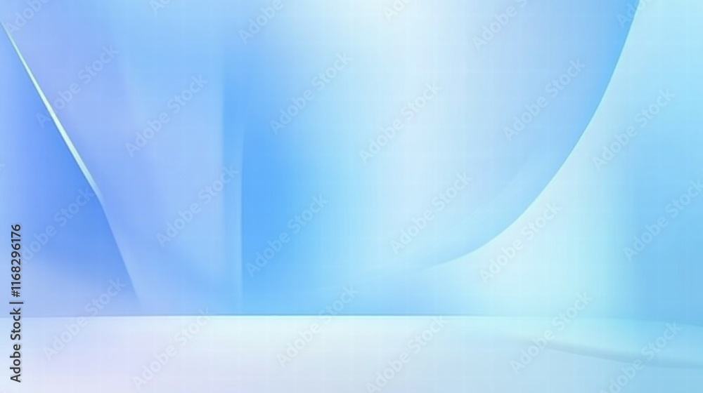 Aufkleber a smooth, soft gradient background in shades of blue, ideal for digital presentations.