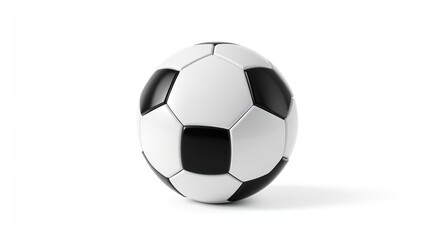 Obraz premium A Classic Black And White Soccer Ball