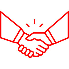 Partnership icon single vector illustration