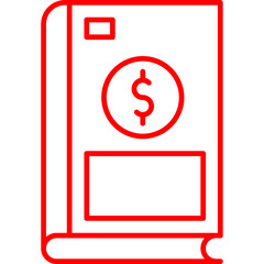 Book Keeping icon single vector illustration