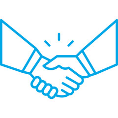 Partnership icon single vector illustration