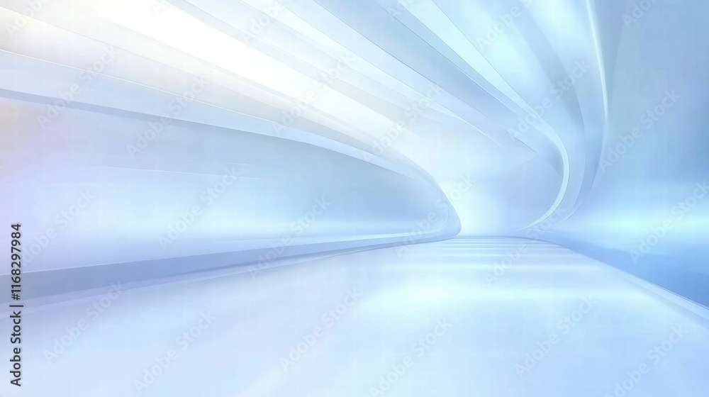 Poster A smooth, abstract background with soft curves and a light color palette.