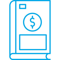 Book Keeping icon single vector illustration
