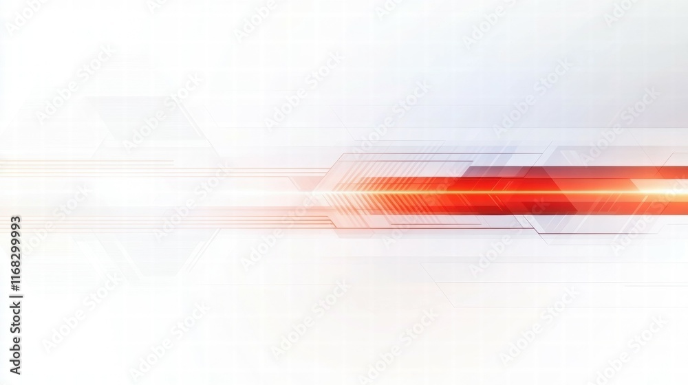 Poster Abstract graphic design featuring dynamic lines and light effects.
