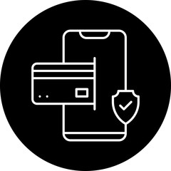 Secure Online Transaction icon single vector illustration