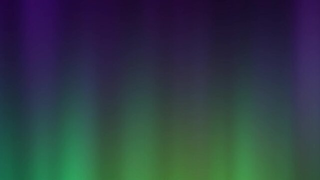 Blurred background with an aurora like gradient blending of green and purple - vertical alignment blurry texture in motion, perfect for backgrounds or digital design elements
