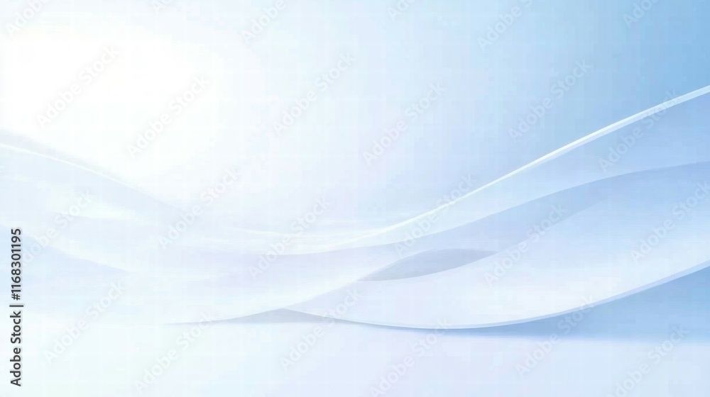 Poster A soft, abstract background with gentle curves and light, ideal for presentations or graphics.