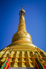 Fototapeta premium the atmosphere of the temple in myanmar