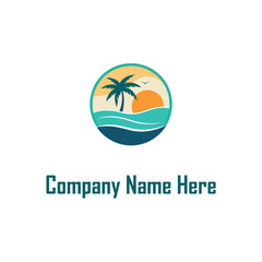 Fototapeta premium Beach logo