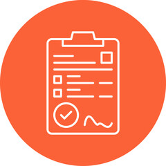 Contract icon single vector illustration