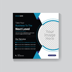 Social media promotion and Instagram banner post design template