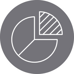 Share Market Analysis icon single vector illustration