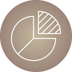 Share Market Analysis icon single vector illustration