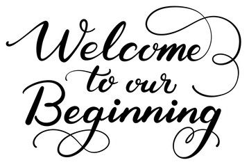 結婚式のウェルカムボード用の手書き文字