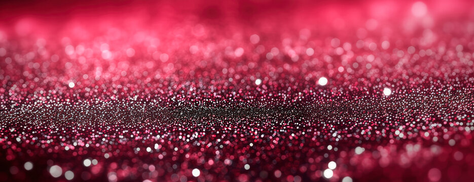 Dazzling pink and red shimmer for a vibrant celebration