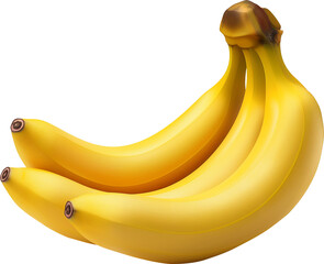 Banana fruit PNG illustration - fresh Banana food isolated graphic  