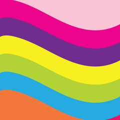 Rainbow Abstract And Space To Put Text Vector Illustration Design Colorful Color Background