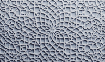 Arabic pattern background. Islamic ornament vector. Geometric 3d shape. Texture arabian traditional motif