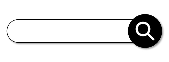search bar element transparent background