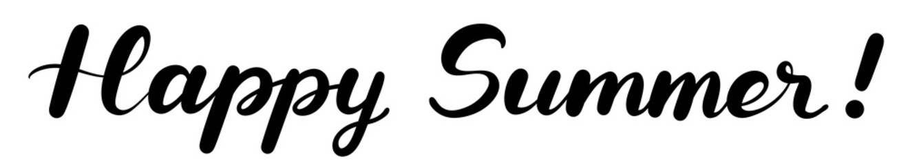 暑中見舞いの手書き文字（英語）