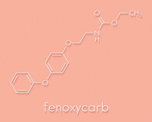 Fenoxycarb insect growth regulator molecule. Skeletal formula.