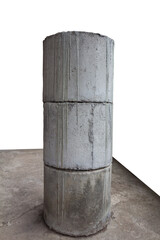 Concrete Pillar Construction for Creative Projects or Architecture