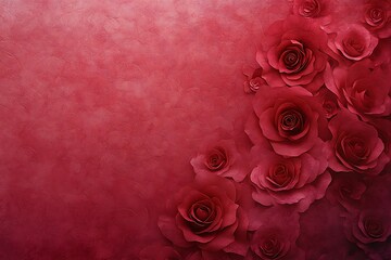 Valentine's Day pink podium with hearts