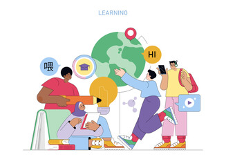 Human Values. Flat Vector Illustration