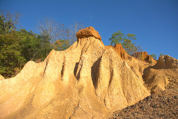 The subsidence of the soil has been going on for thousands of years. It is a beautiful natural...