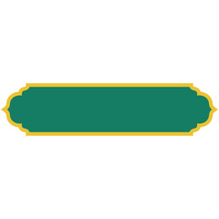 Obraz premium Flat Islamic Banner