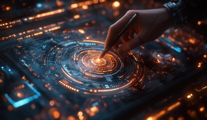 Digital Workspace Cyberpunk IT Support Data Engineering Big Data Analytics Software Development Cyber Security Global Network