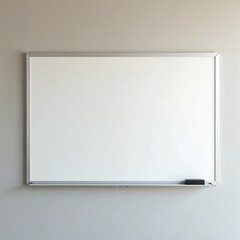 Obraz premium High-Quality Blank Whiteboard for an Office That Ensures Durability and Long-Lasting Use in a Busy Work Environment