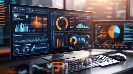 Visual representation of distribution analysis through graphs. 