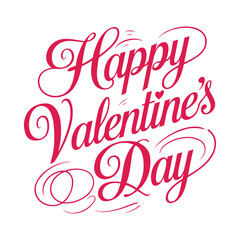 Happy Valentine's Day typography design2