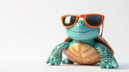 Cool Turtle in Sunglasses