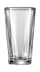 Empty Glass Clear Drinking Glass Beverage Glassware High Resolution Image