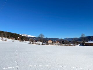 Winterlandschaft Skifahren