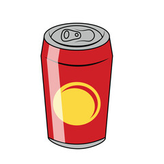 Canned Drink Illustration