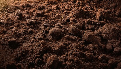 Fertil soil background texture close up