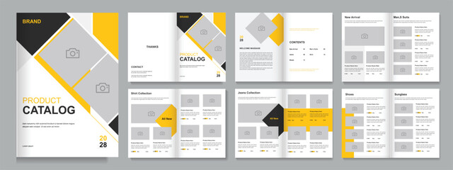 Modern Product Catalog layout template, Catalog or Product Catalogue Design